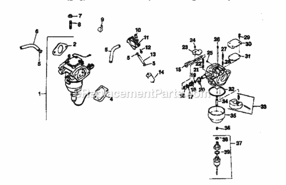 Page T Diagram and Parts List for 917250482  Craftsman Lawn Tractor