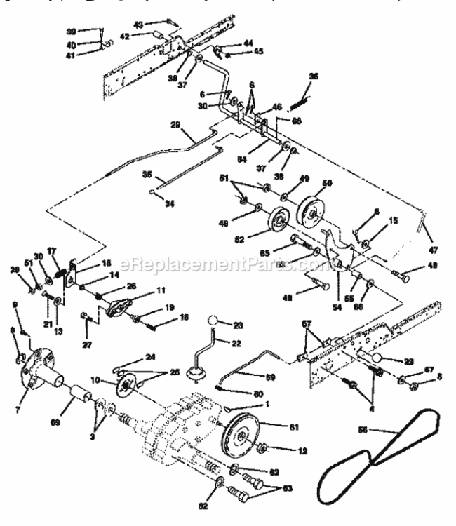 Page C Diagram and Parts List for 917250482  Craftsman Lawn Tractor