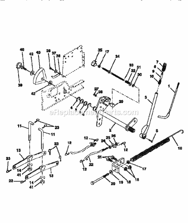 Page I Diagram and Parts List for 917250482  Craftsman Lawn Tractor