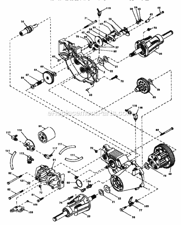 Page K Diagram and Parts List for 917250491  Craftsman Lawn Tractor