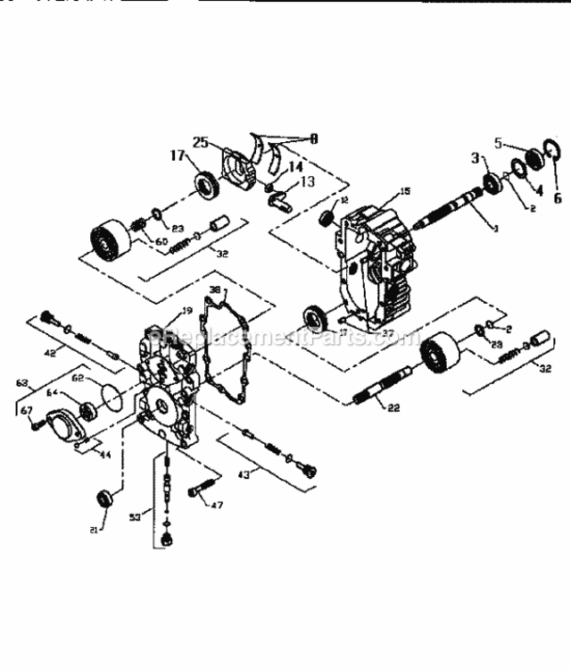 Page L Diagram and Parts List for 917250491  Craftsman Lawn Tractor