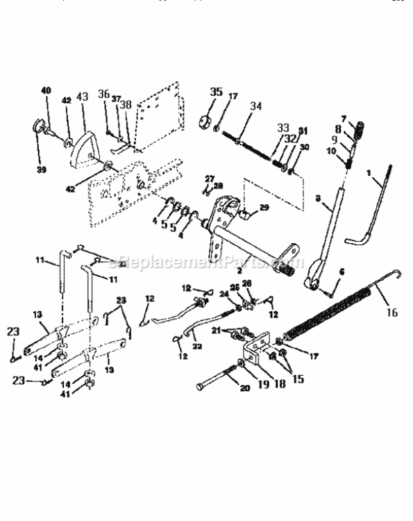 Page I Diagram and Parts List for 917250491  Craftsman Lawn Tractor