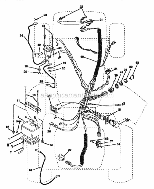Page A Diagram and Parts List for 917250510  Craftsman Lawn Tractor