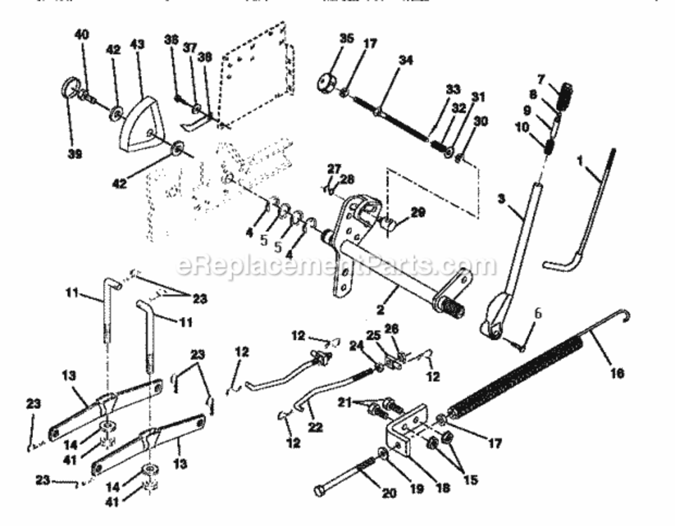 Page I Diagram and Parts List for 917250520  Craftsman Lawn Tractor