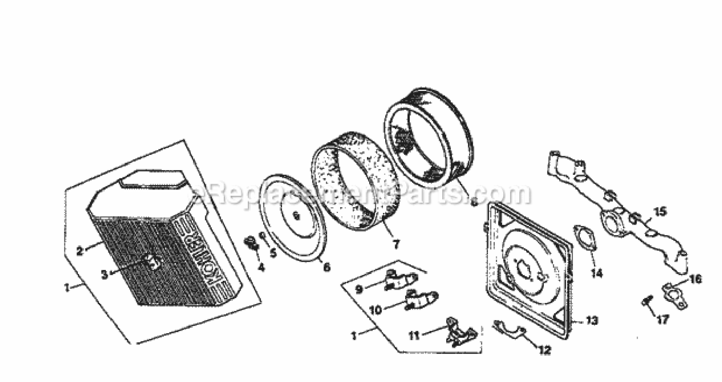 Page P Diagram and Parts List for 917250541  Craftsman Lawn Tractor