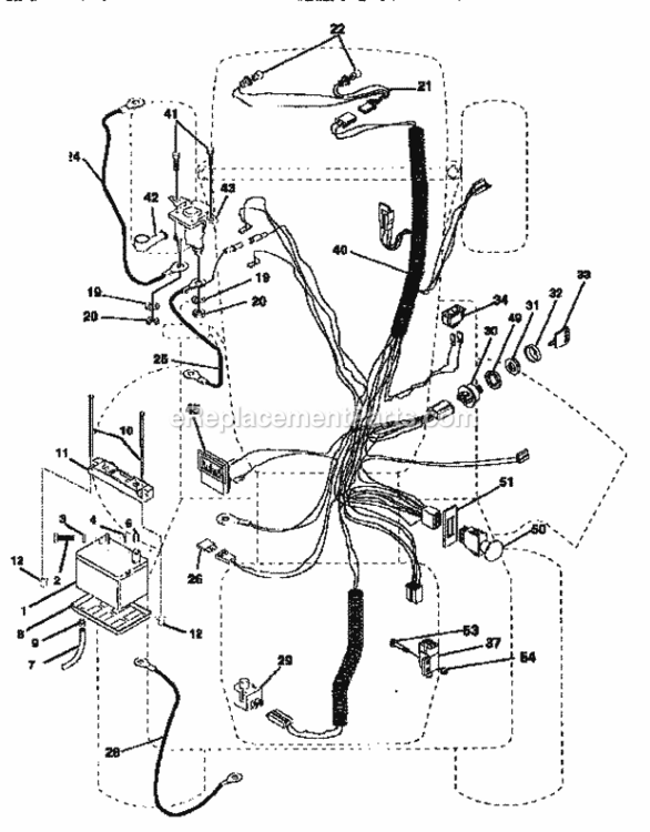 Page A Diagram and Parts List for 917250550  Craftsman Lawn Tractor