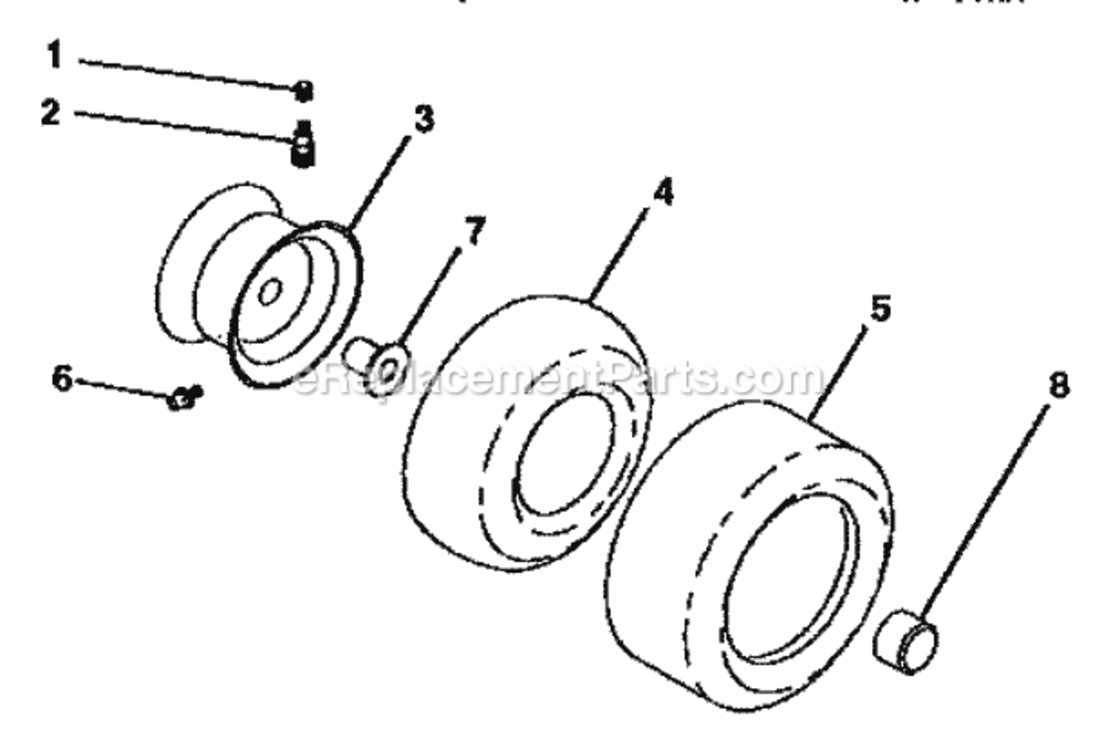 Page J Diagram and Parts List for 917250550  Craftsman Lawn Tractor