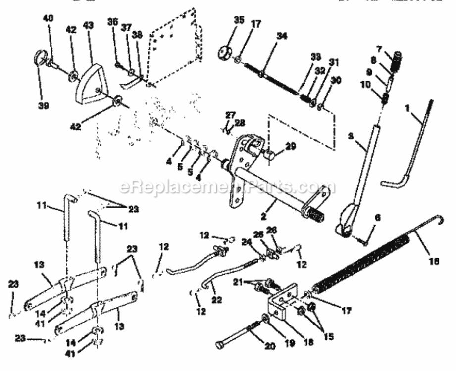 Page G Diagram and Parts List for 917250550  Craftsman Lawn Tractor