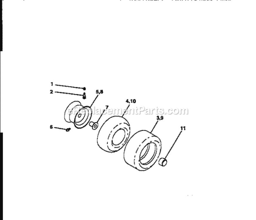 Page B Diagram and Parts List for 917250781  Craftsman Lawn Tractor