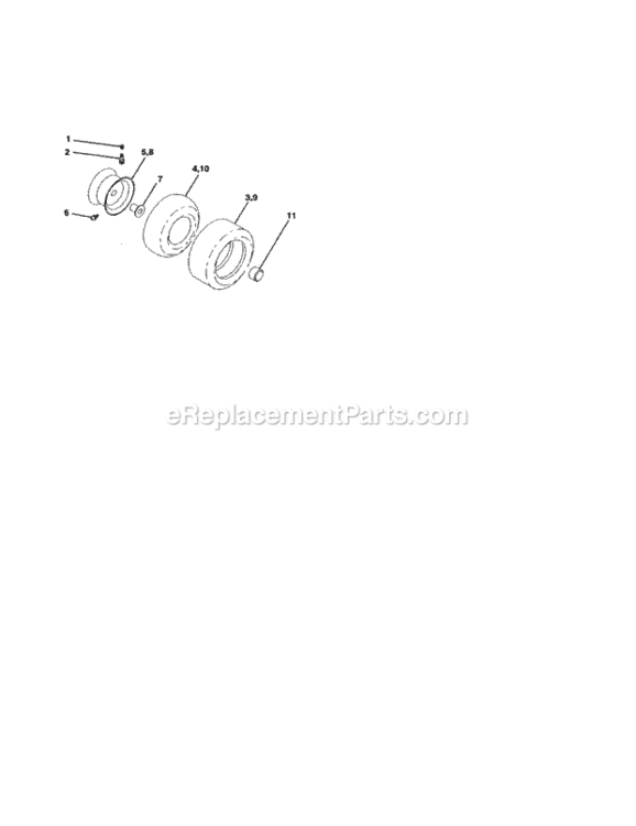 Page G Diagram and Parts List for 917250840  Craftsman Lawn Tractor