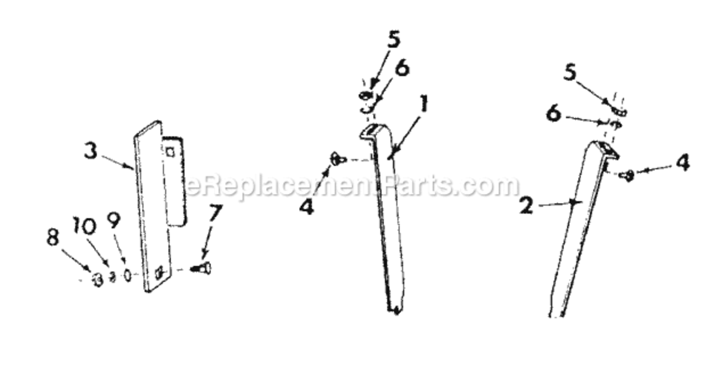 Page C Diagram and Parts List for 917251020  Craftsman Lawn Mower