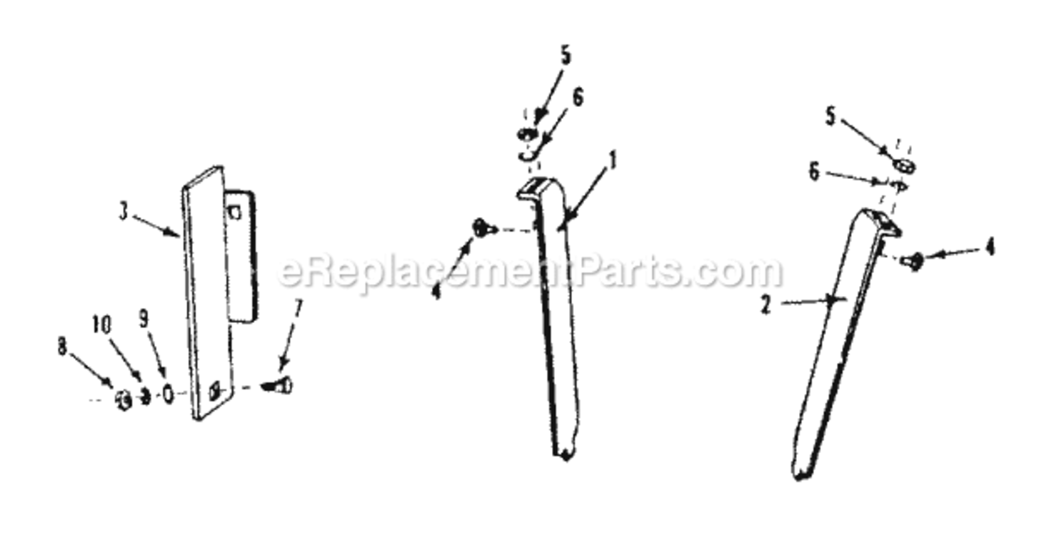 Page C Diagram and Parts List for 917251021  Craftsman Lawn Mower