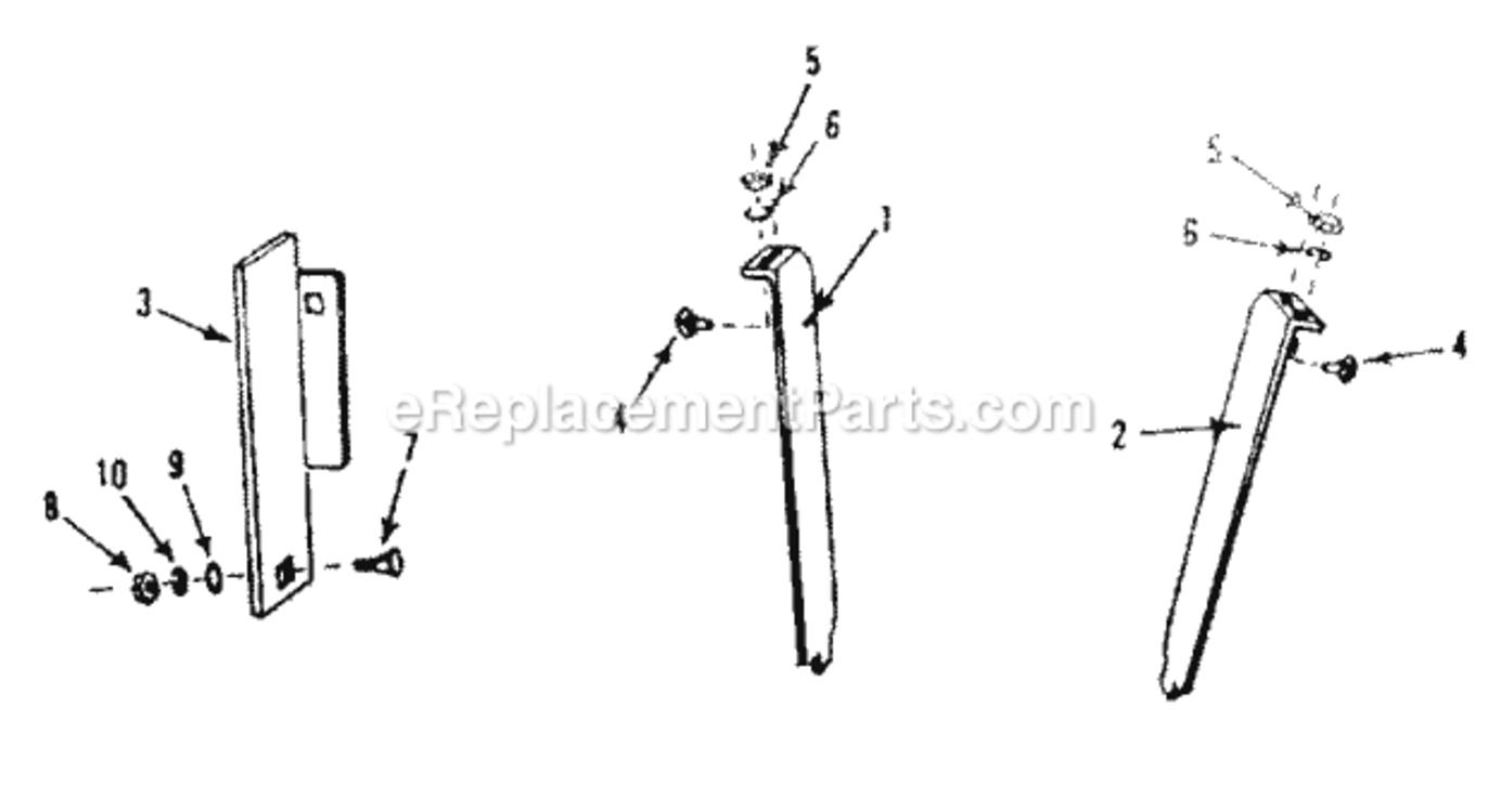 Page C Diagram and Parts List for 917251042  Craftsman Lawn Mower