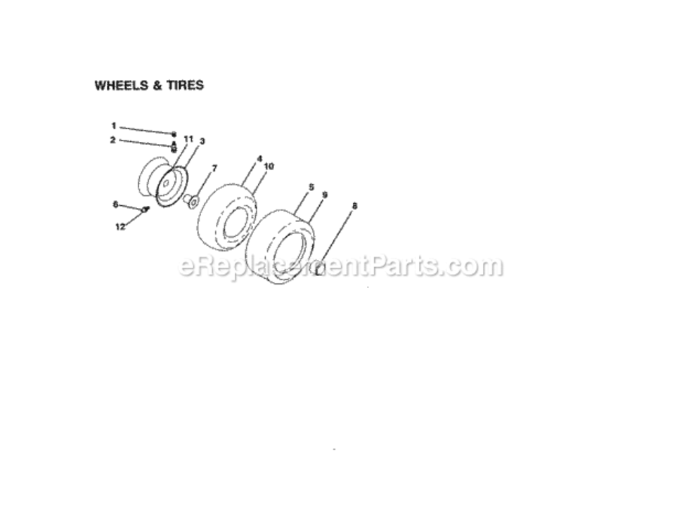 Page G Diagram and Parts List for 917251160  Craftsman Lawn Tractor