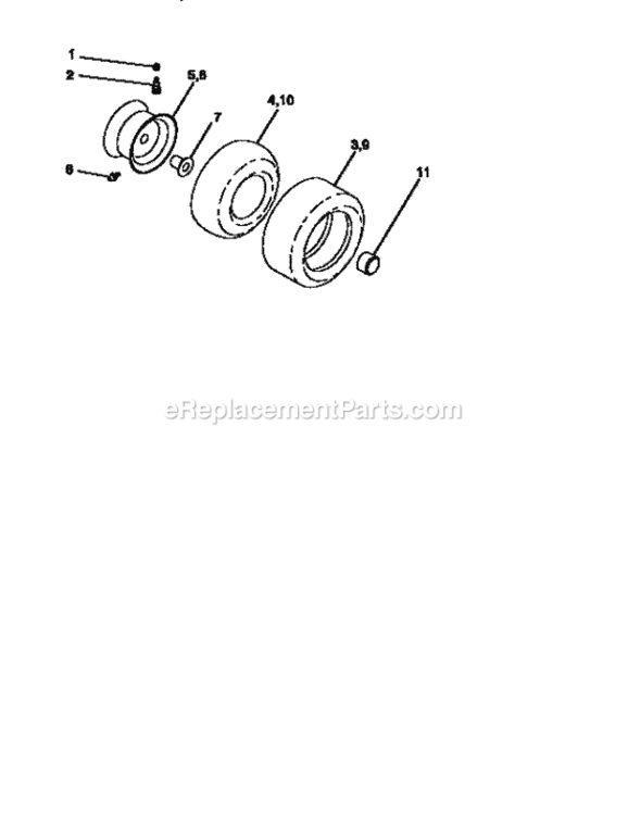 Page H Diagram and Parts List for 917251470  Craftsman Lawn Tractor