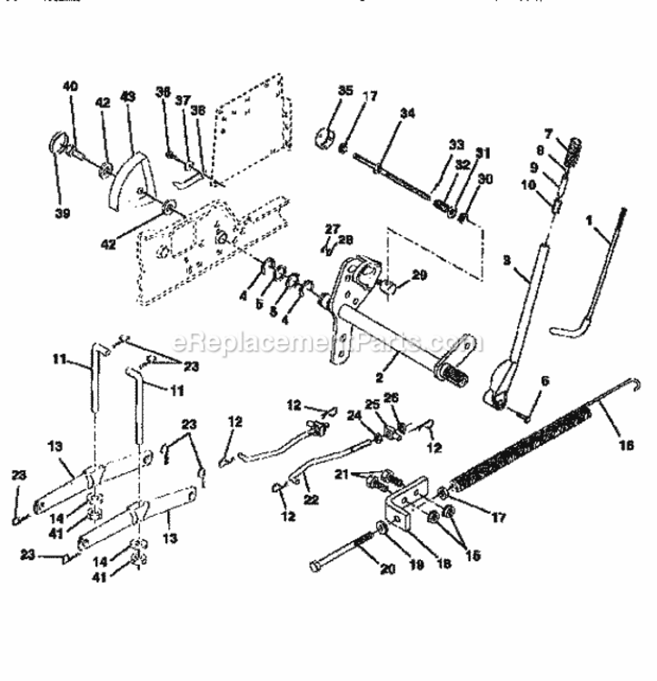 Page I Diagram and Parts List for 917251480  Craftsman Lawn Tractor