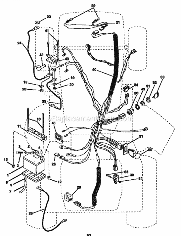 Page A Diagram and Parts List for 917251481  Craftsman Lawn Tractor