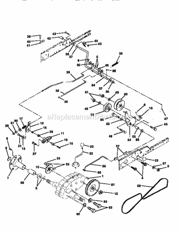 Page C Diagram and Parts List for 917251482  Craftsman Lawn Tractor