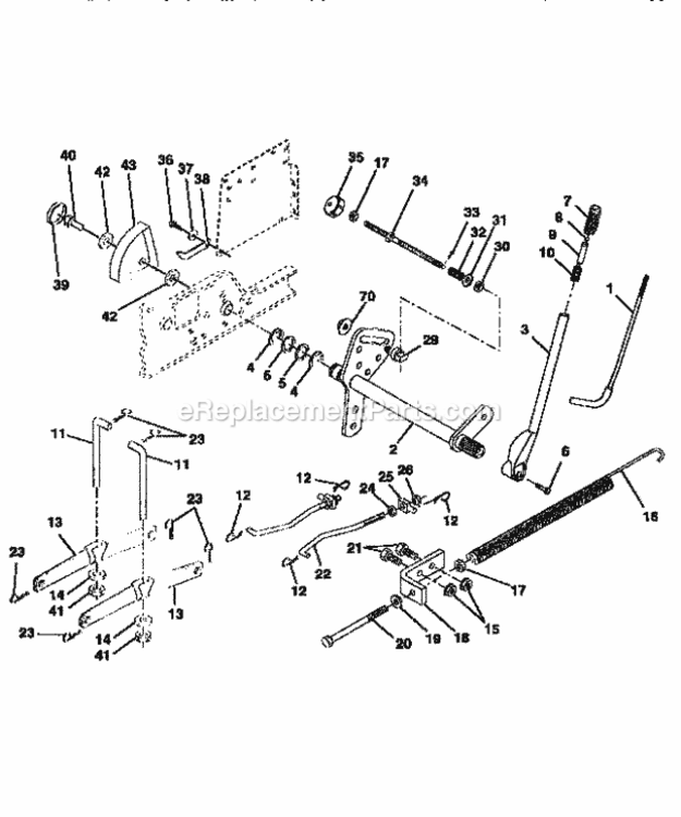 Page I Diagram and Parts List for 917251482  Craftsman Lawn Tractor