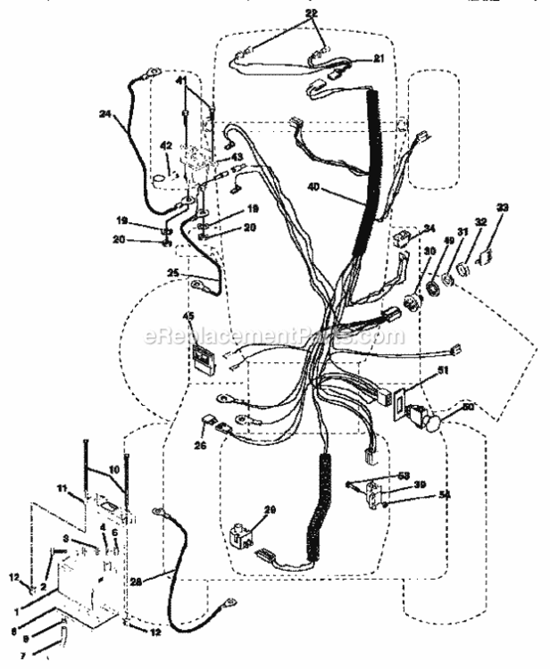 Page A Diagram and Parts List for 917251490  Craftsman Lawn Tractor