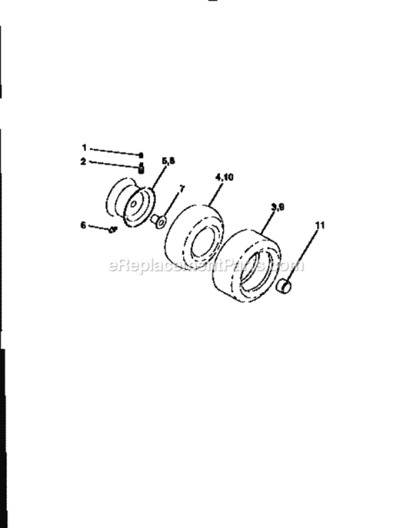Page I Diagram and Parts List for 917251490  Craftsman Lawn Tractor