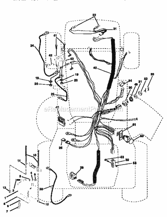 Page A Diagram and Parts List for 917251491  Craftsman Lawn Tractor