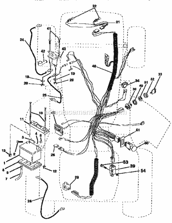 Page A Diagram and Parts List for 917251510  Craftsman Lawn Tractor