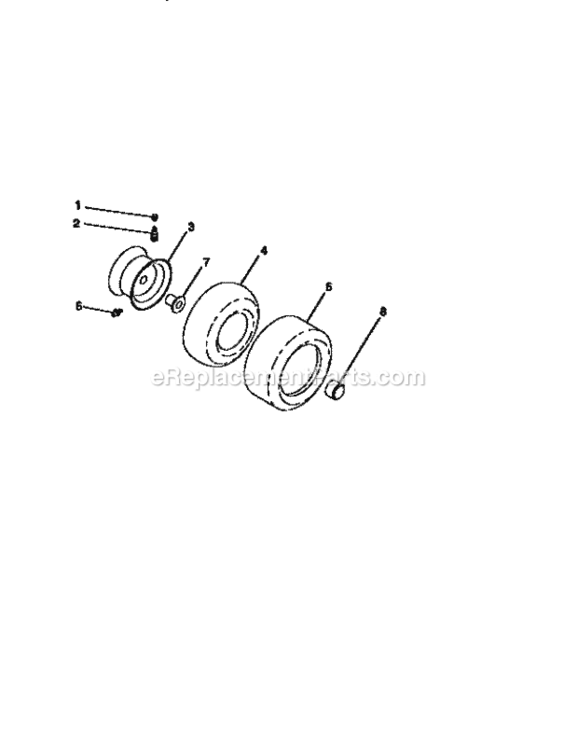 Page H Diagram and Parts List for 917251510  Craftsman Lawn Tractor