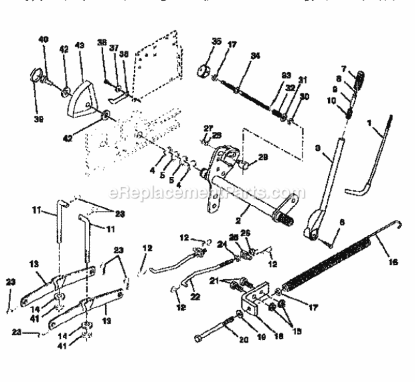 Page F Diagram and Parts List for 917251520  Craftsman Lawn Tractor