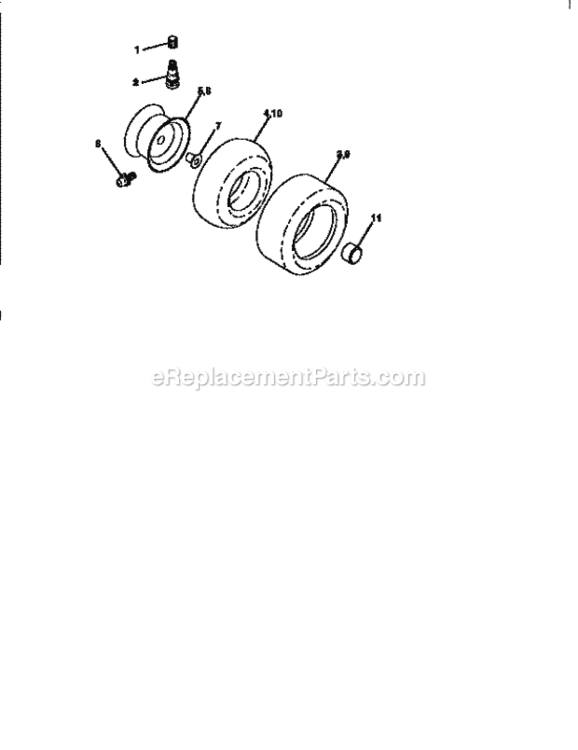 Page L Diagram and Parts List for 917251521  Craftsman Lawn Tractor