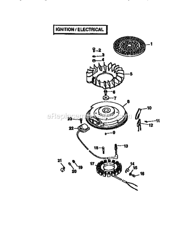 Page Q Diagram and Parts List for 917251521  Craftsman Lawn Tractor