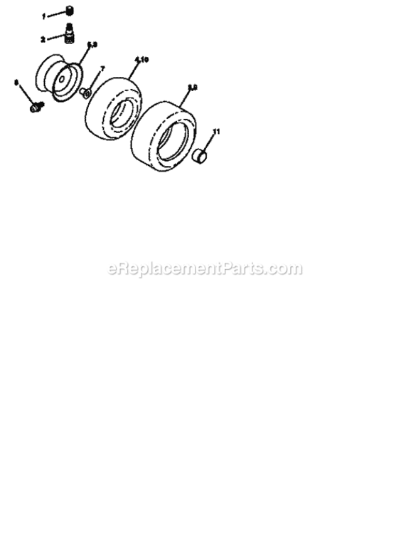 Page J Diagram and Parts List for 917251523  Craftsman Lawn Tractor