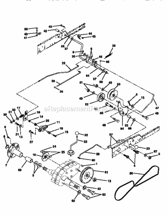 Page C Diagram and Parts List for 917251550  Craftsman Lawn Tractor