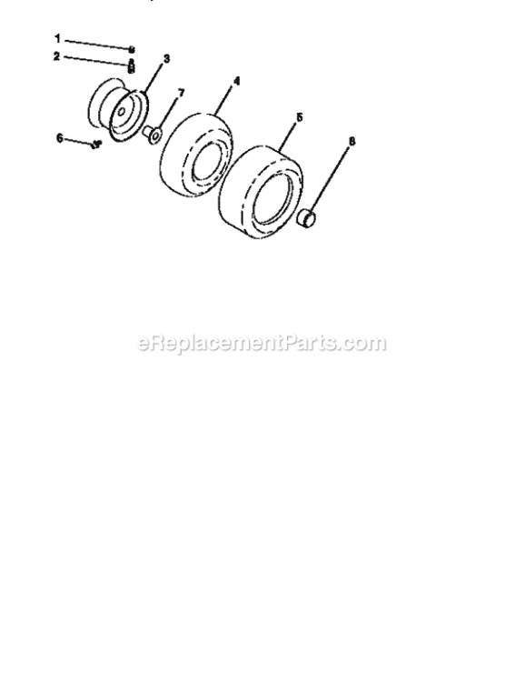 Page H Diagram and Parts List for 917251551  Craftsman Lawn Tractor