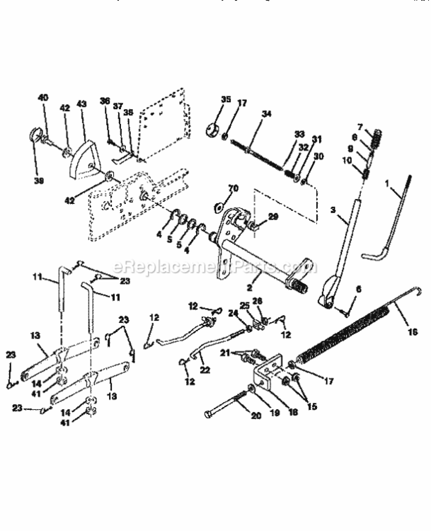 Page I Diagram and Parts List for 917251561  Craftsman Lawn Tractor