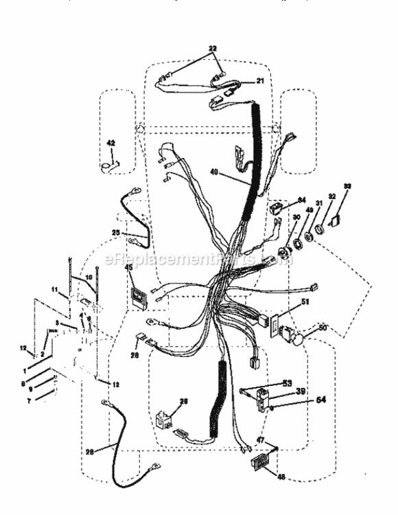 Page A Diagram and Parts List for 917251570  Craftsman Lawn Tractor