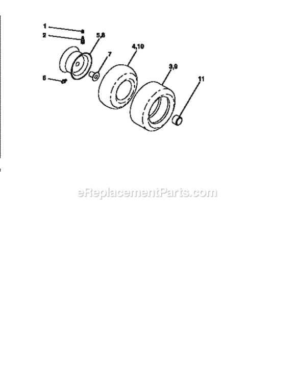 Page L Diagram and Parts List for 917251571  Craftsman Lawn Tractor