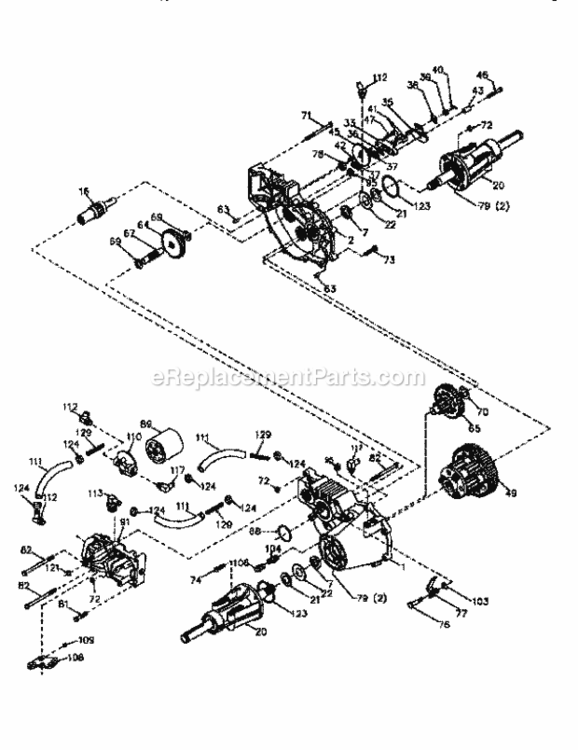 Page I Diagram and Parts List for 917251571  Craftsman Lawn Tractor