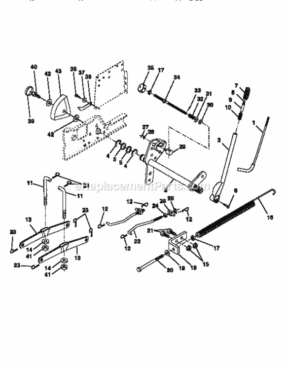 Page I Diagram and Parts List for 917251630  Craftsman Lawn Tractor