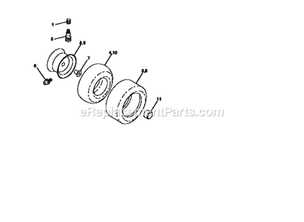 Page J Diagram and Parts List for 917251640  Craftsman Lawn Tractor