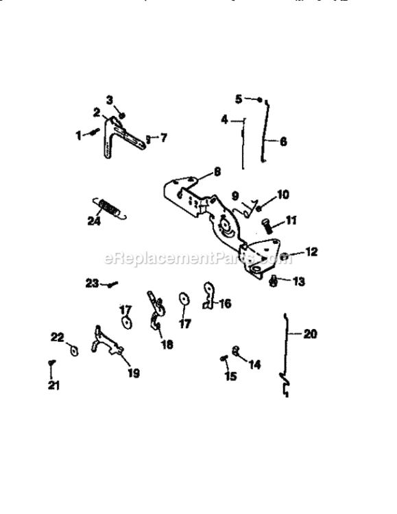 Page R Diagram and Parts List for 917251641  Craftsman Lawn Tractor
