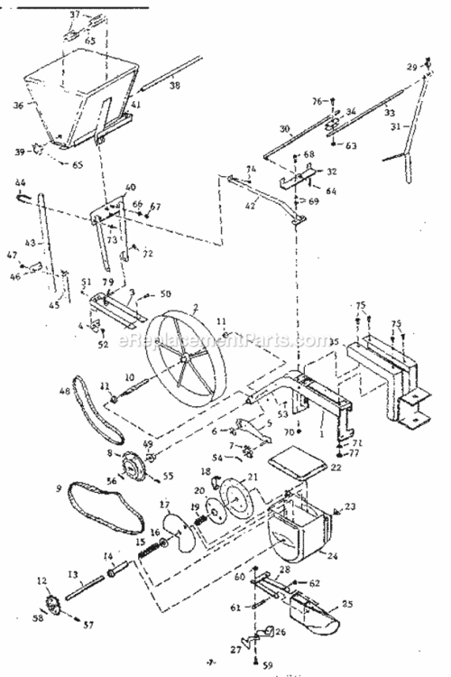 Page A Diagram and Parts List for 917252380  Craftsman Lawn Tractor