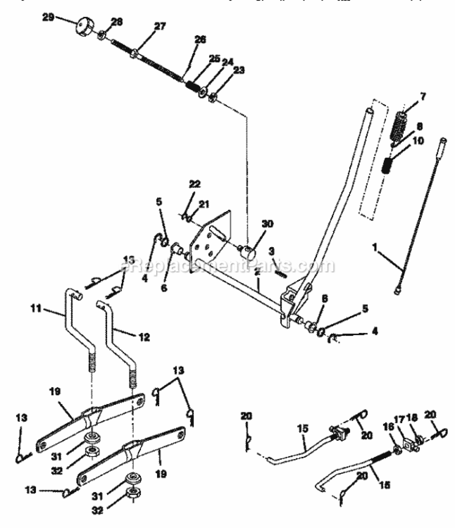 Page I Diagram and Parts List for 917252520  Craftsman Lawn Tractor