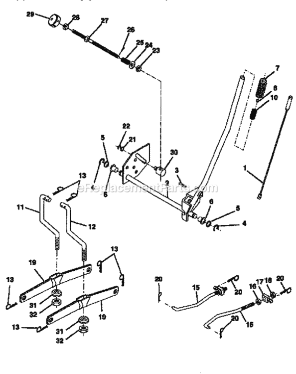 Page I Diagram and Parts List for 917252522  Craftsman Lawn Tractor