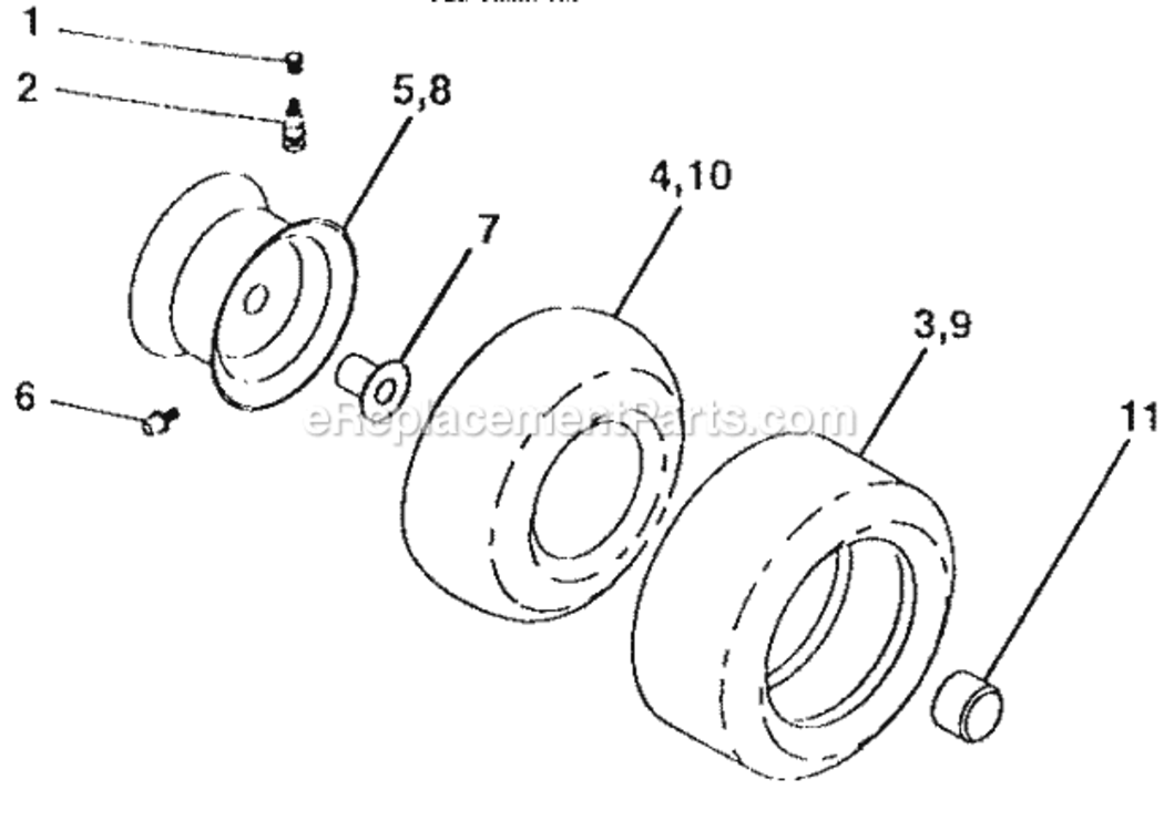 Page G Diagram and Parts List for 917252530  Craftsman Lawn Tractor