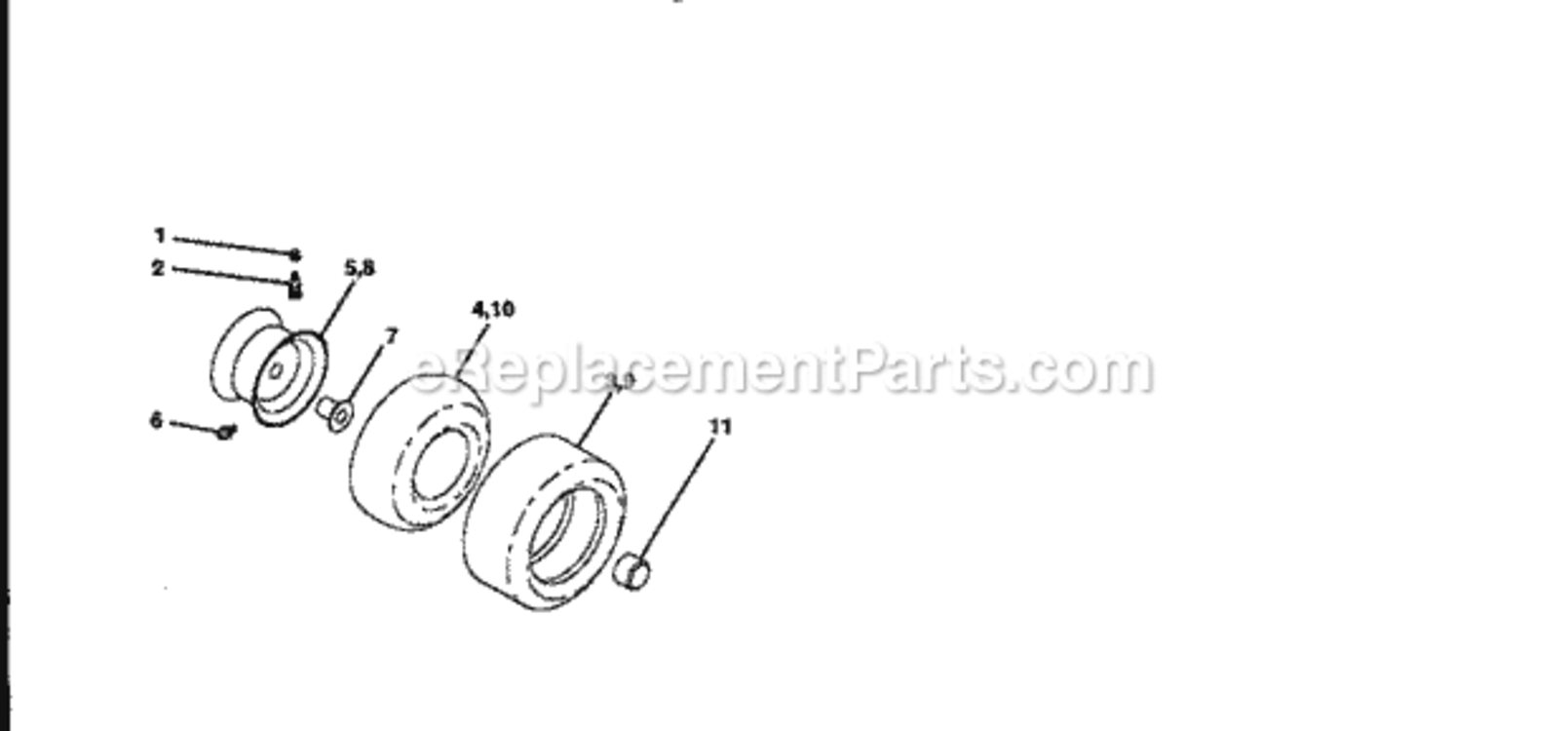 Page G Diagram and Parts List for 917252532  Craftsman Lawn Tractor
