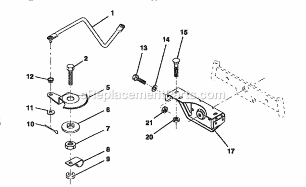 Page G Diagram and Parts List for 917252551  Craftsman Lawn Tractor