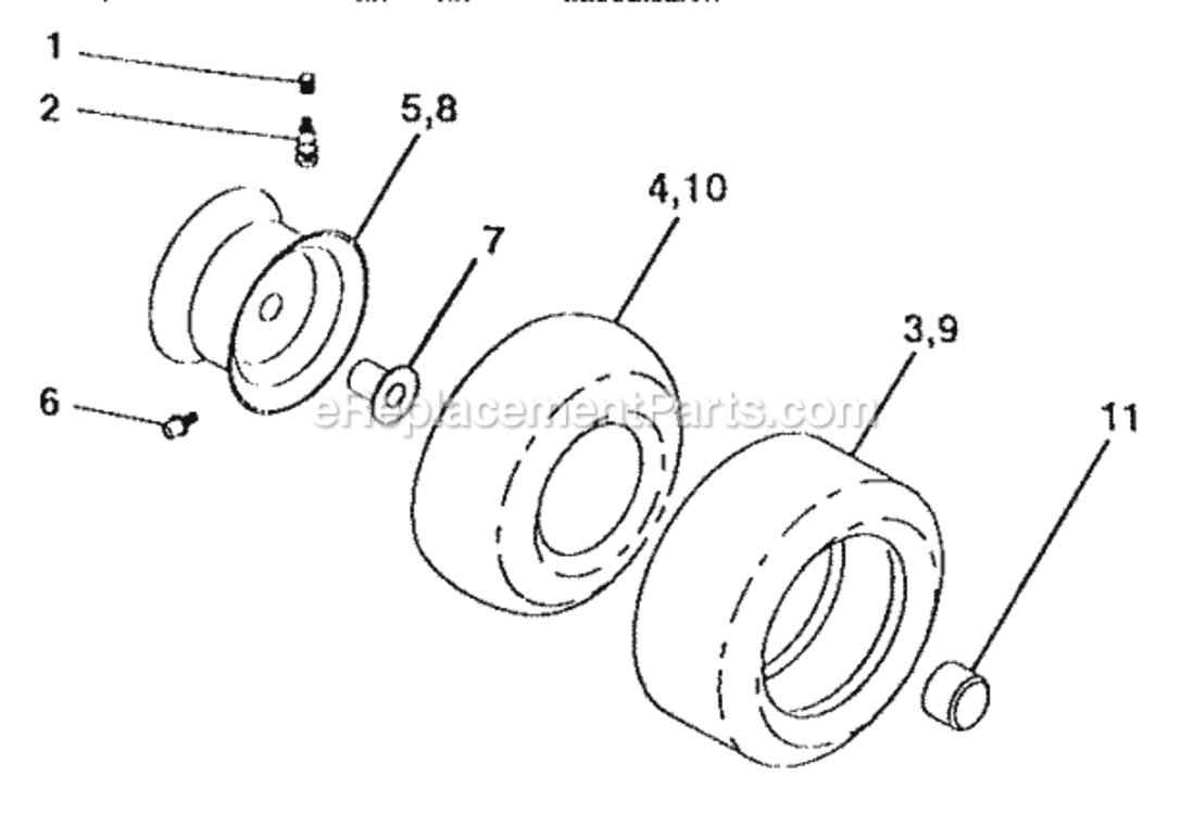 Page G Diagram and Parts List for 917252560  Craftsman Lawn Tractor