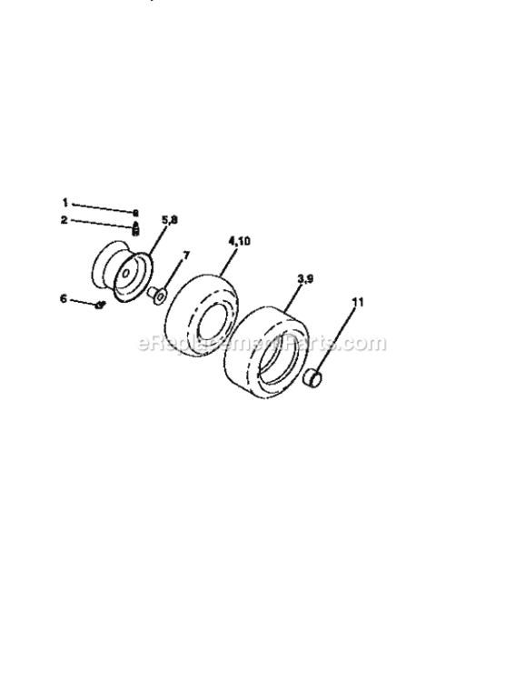 Page G Diagram and Parts List for 917252562  Craftsman Lawn Tractor