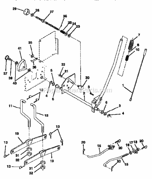 Page I Diagram and Parts List for 917252714  Craftsman Lawn Tractor